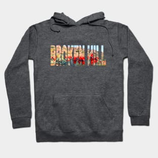 BROKEN HILL - NSW Australia Desert Pea Flowers Hoodie